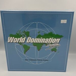 World‎ Domination Ultimate Trivia Board Game 2004 SEALED Candle Games Rare OOP